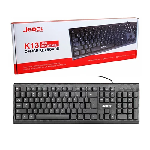 JEDEL K13 USB Wired Basic Gaming Keyboard For Desktop and Laptop