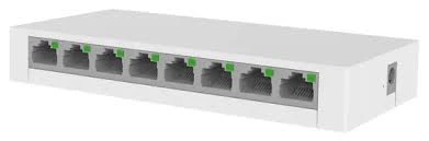 UNV 8 PORT 100MB PLASTIC SHELL SWITCH